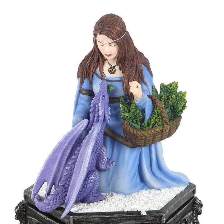 Dragon Friendship Decorative Winter Box By The Anne Stokes Collection