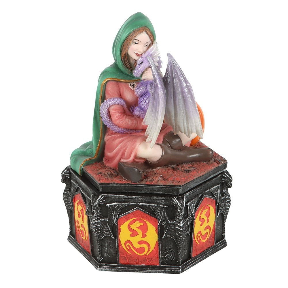 Dragon Friendship Decorative Fall Box By The Anne Stokes Collection