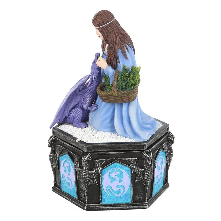Dragon Friendship Decorative Winter Box By The Anne Stokes Collection