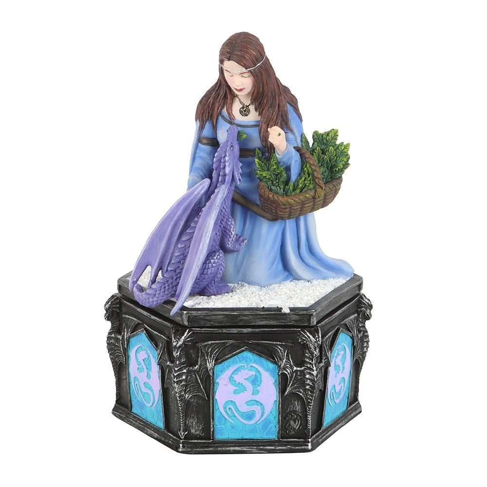 Dragon Friendship Decorative Winter Box By The Anne Stokes Collection