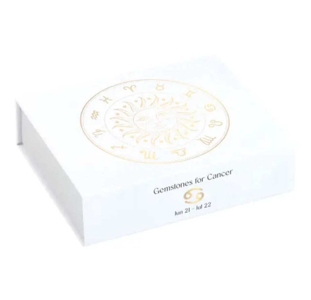 Cancer Zodiac Crystal Tumblestone Set