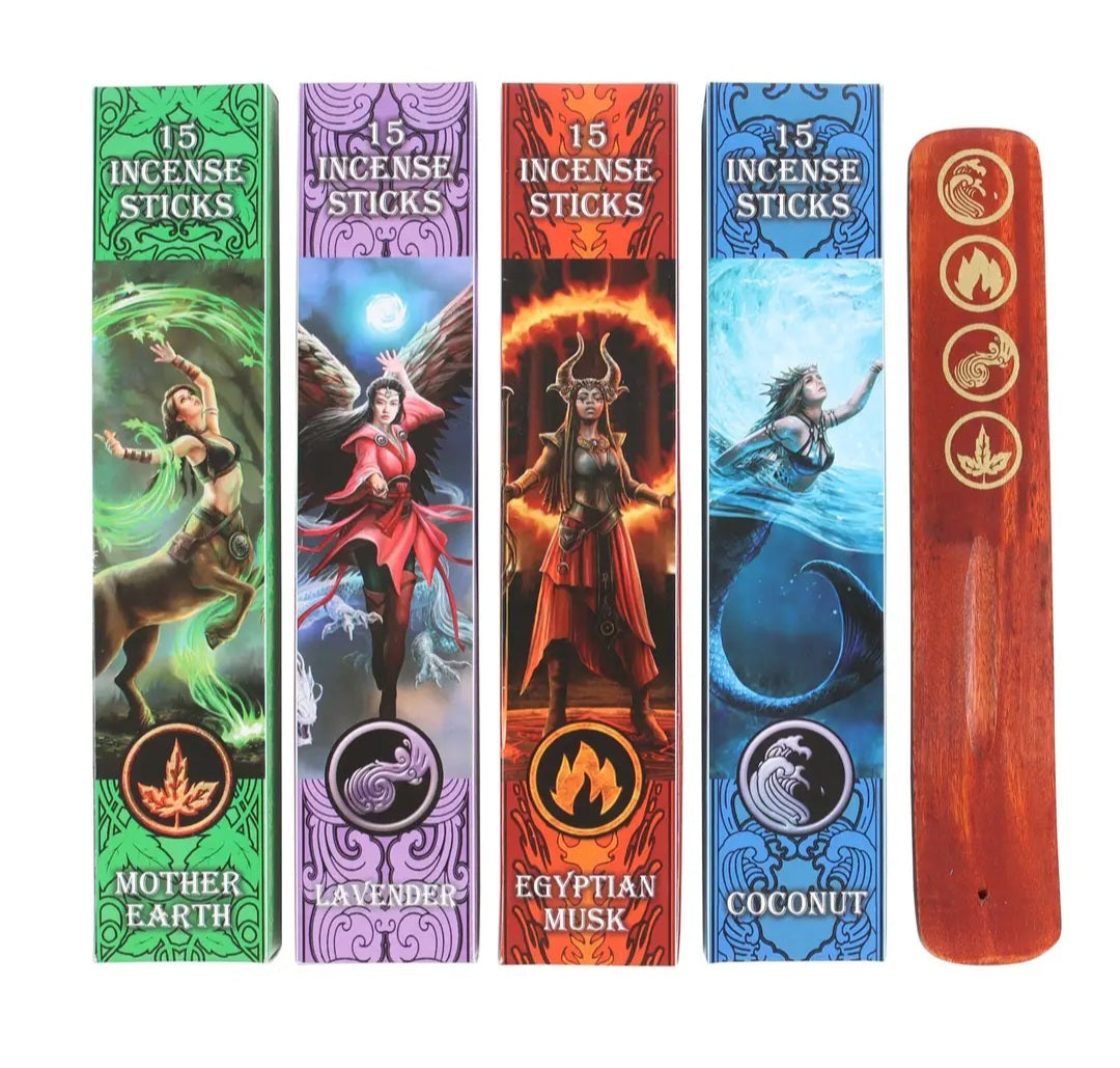 Elemental Incense Stick Collection By Anne Stokes Collection