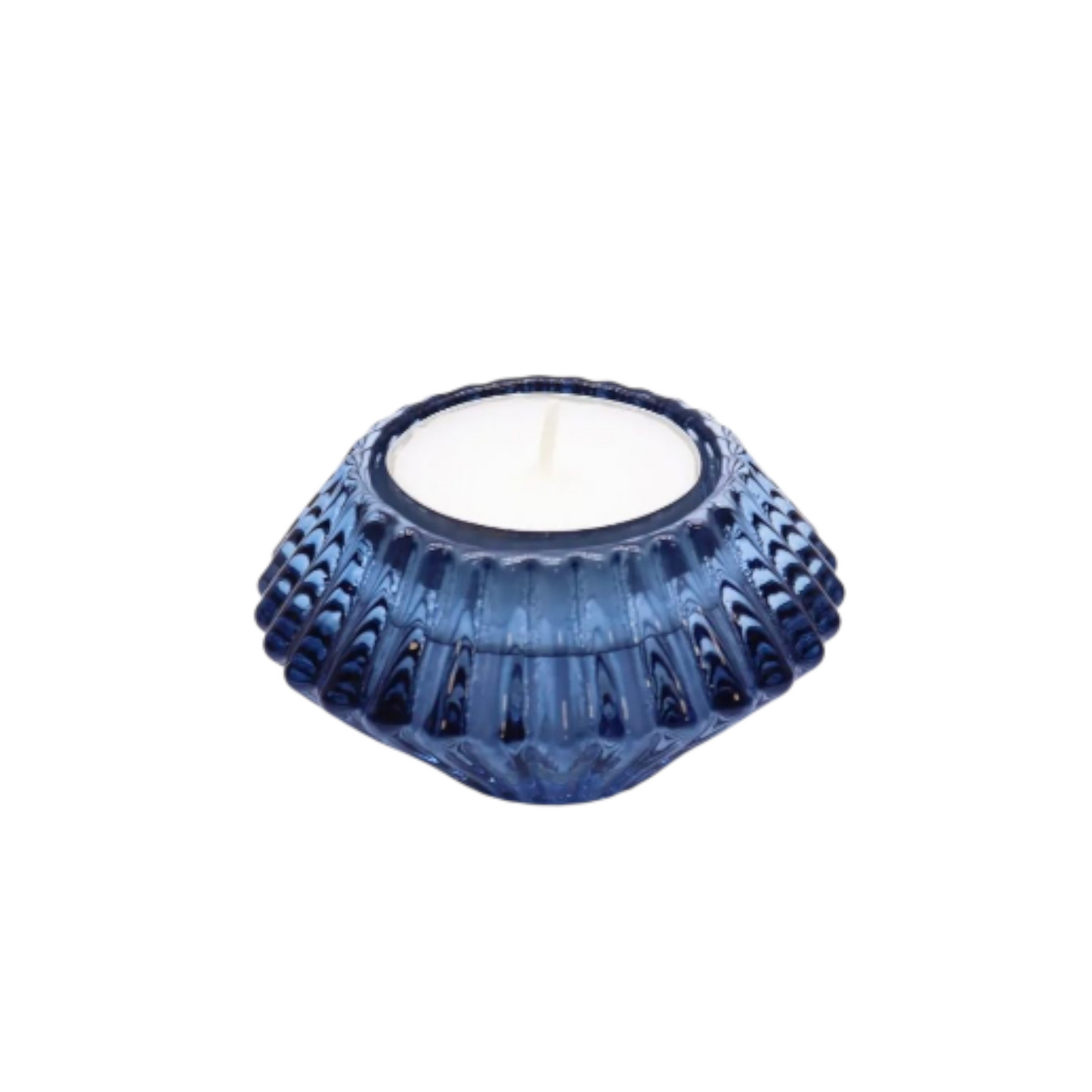 Flower Flip Candle / Tealight Holder - Royal Blue