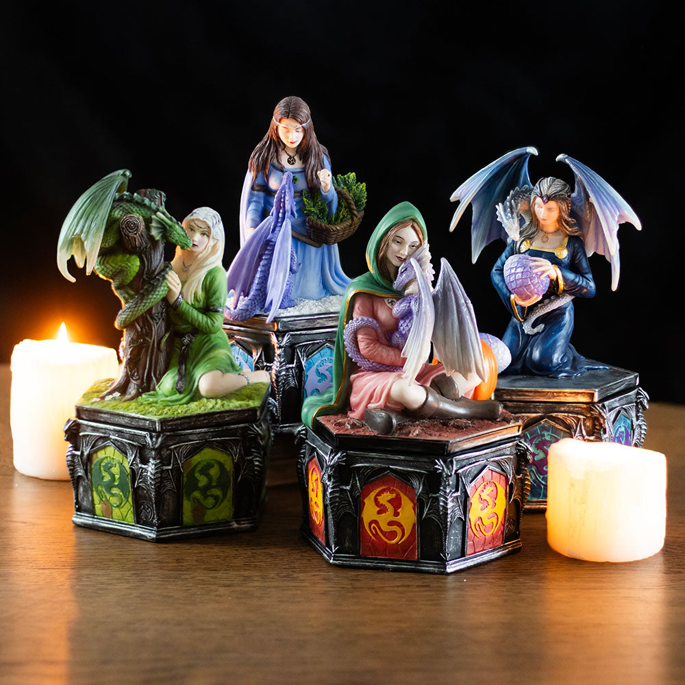 Dragon Friendship Decorative Spring Box By The Anne Stokes Collection