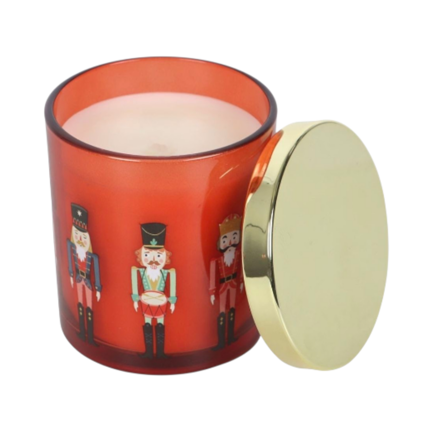 Nutcracker Festive Spice Christmas Cracker Candle