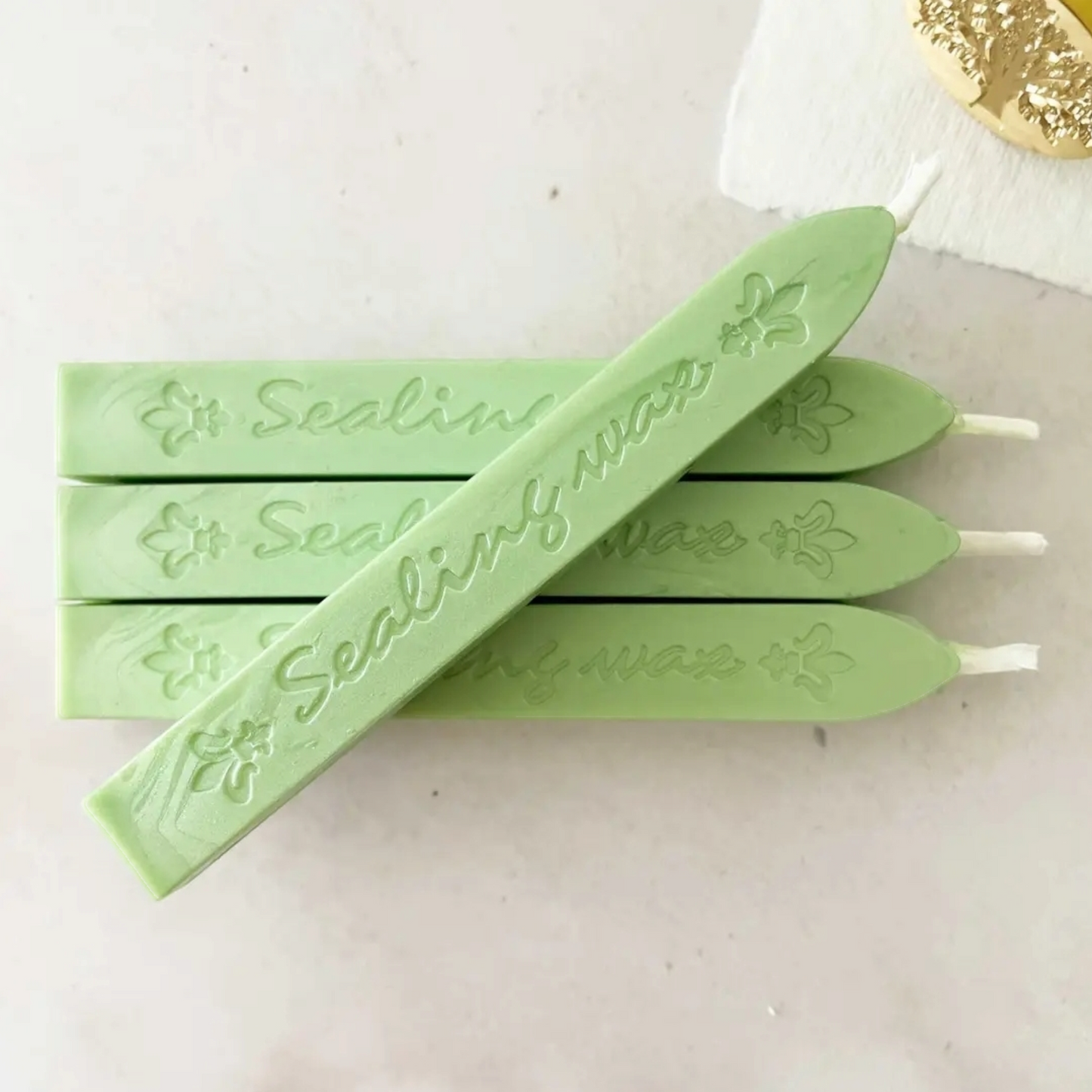1 x Sealing Wax Stick with Wick- Fresh Green