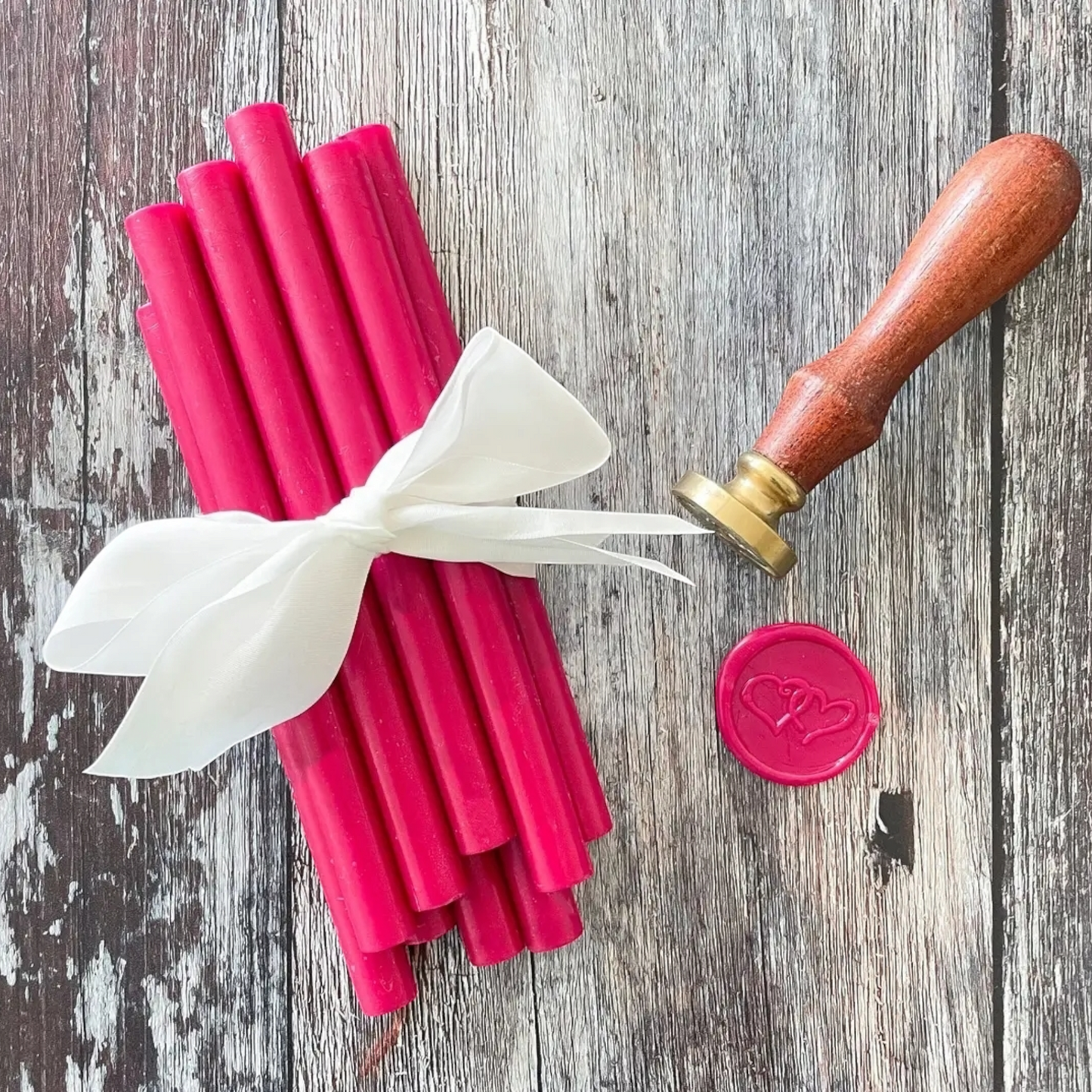 1 x Sealing Wax Stick- Raspberry Red