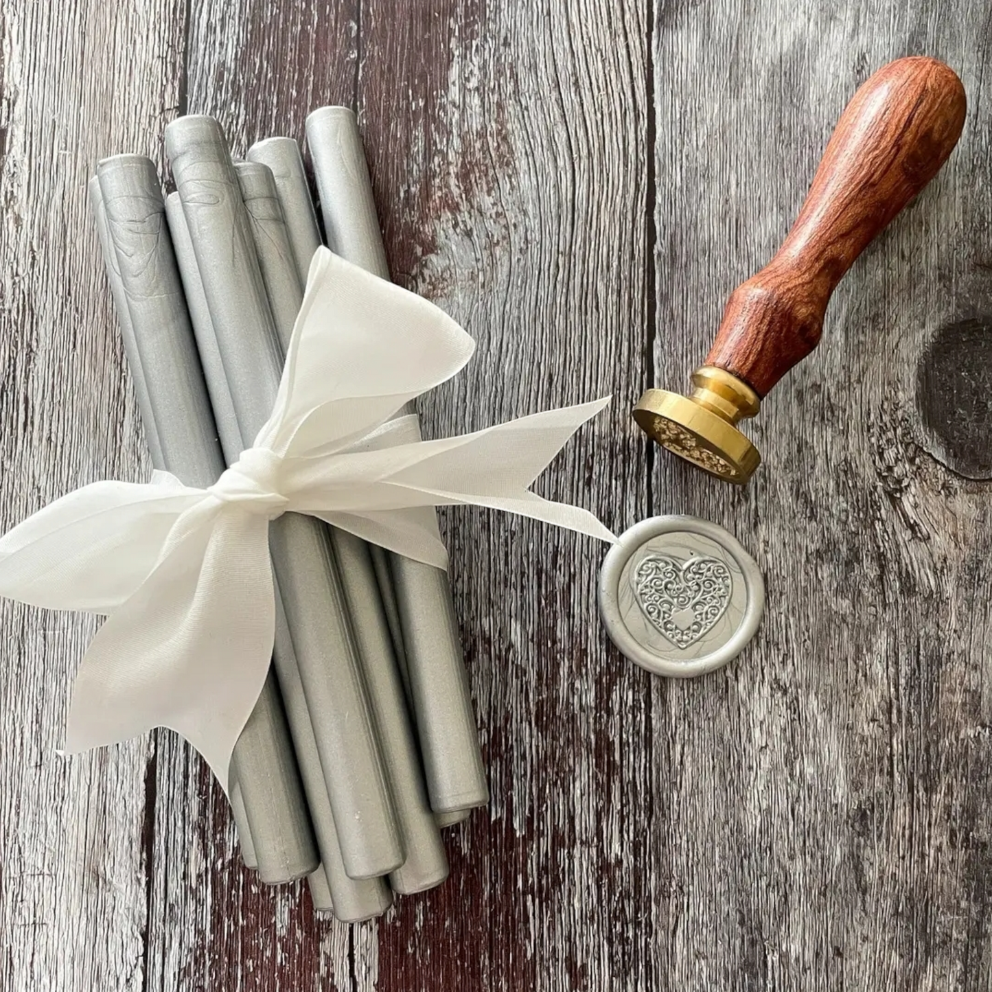 1 x Sealing Wax Stick- Silver