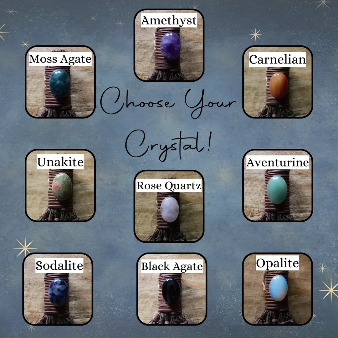 Crescent Moon Witches' Broom