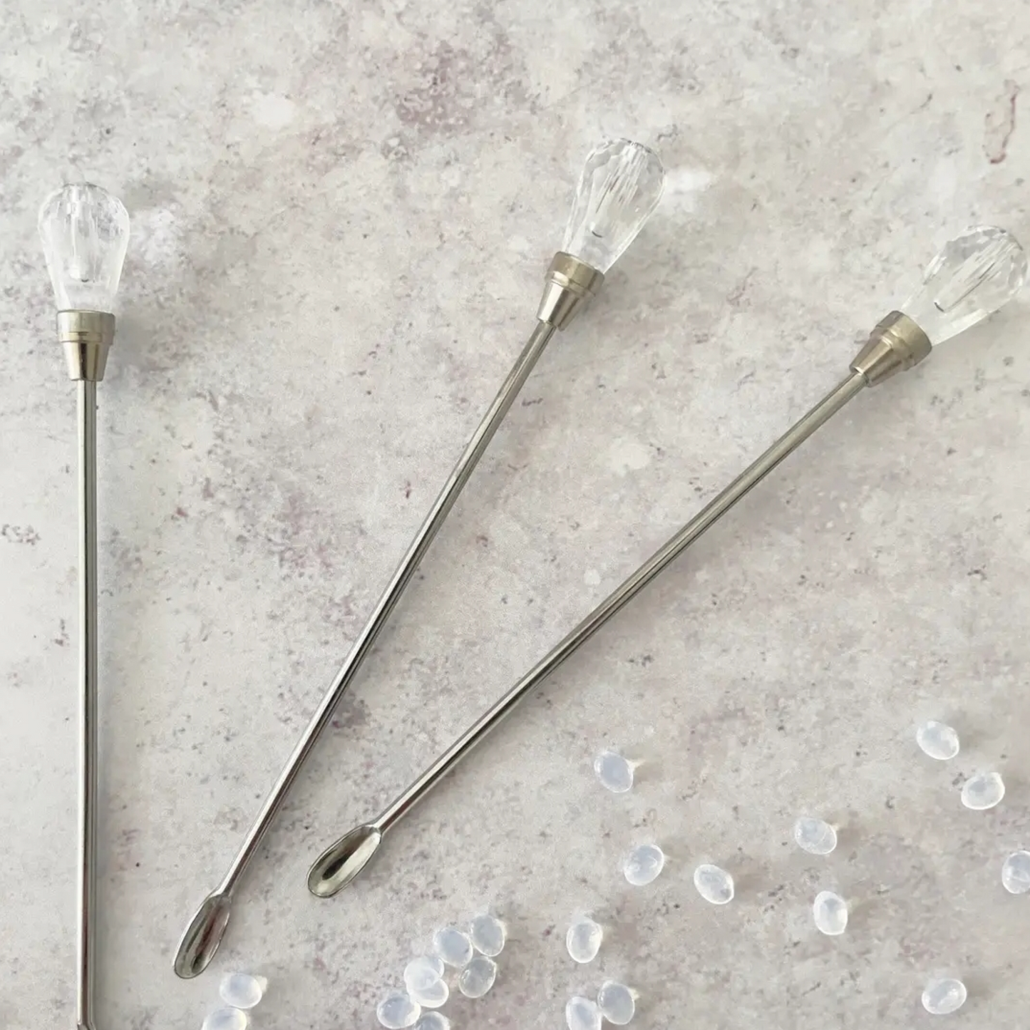 Sealing Wax Stirring Spoon- Clear