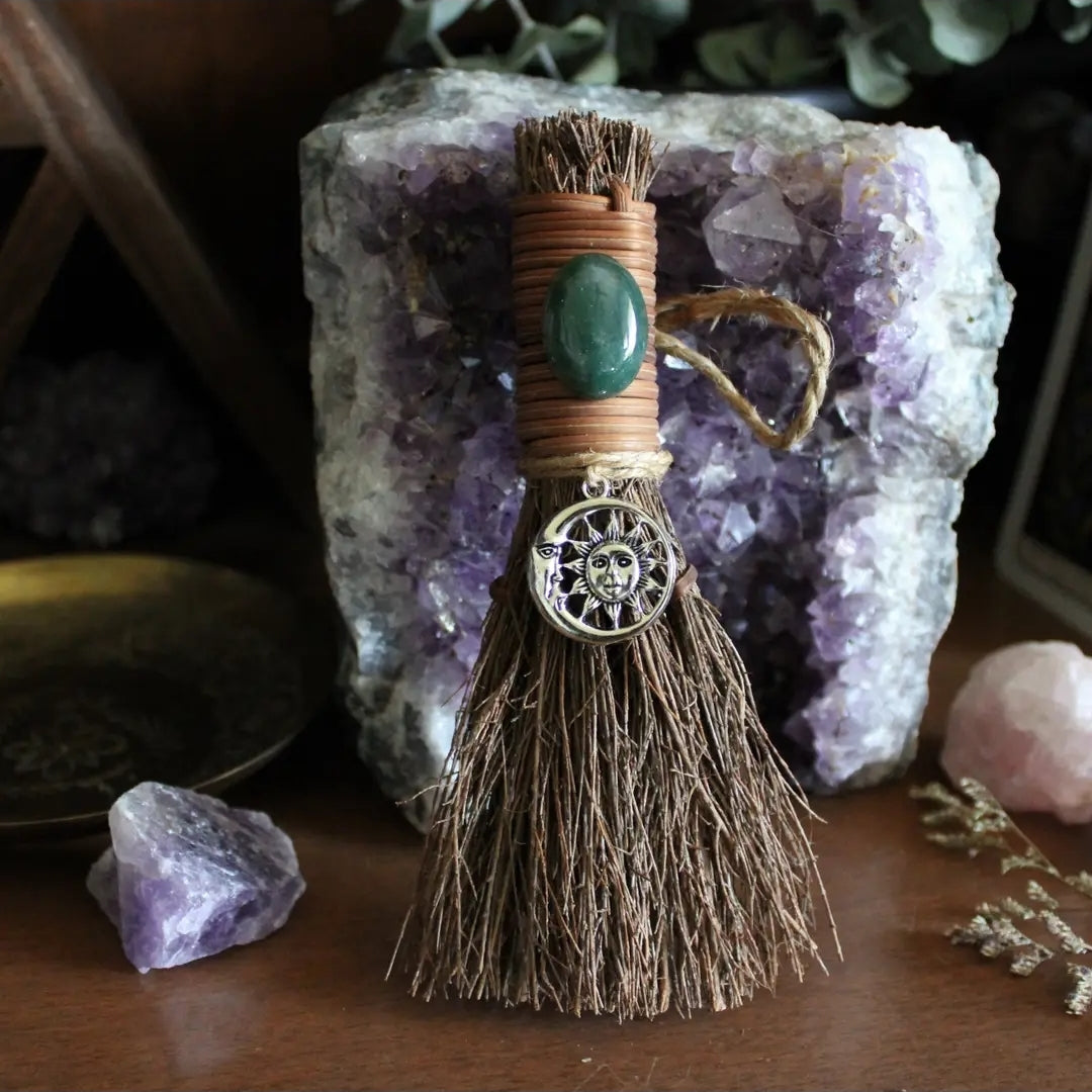 Moon and Sun Celestial Witches' Broom