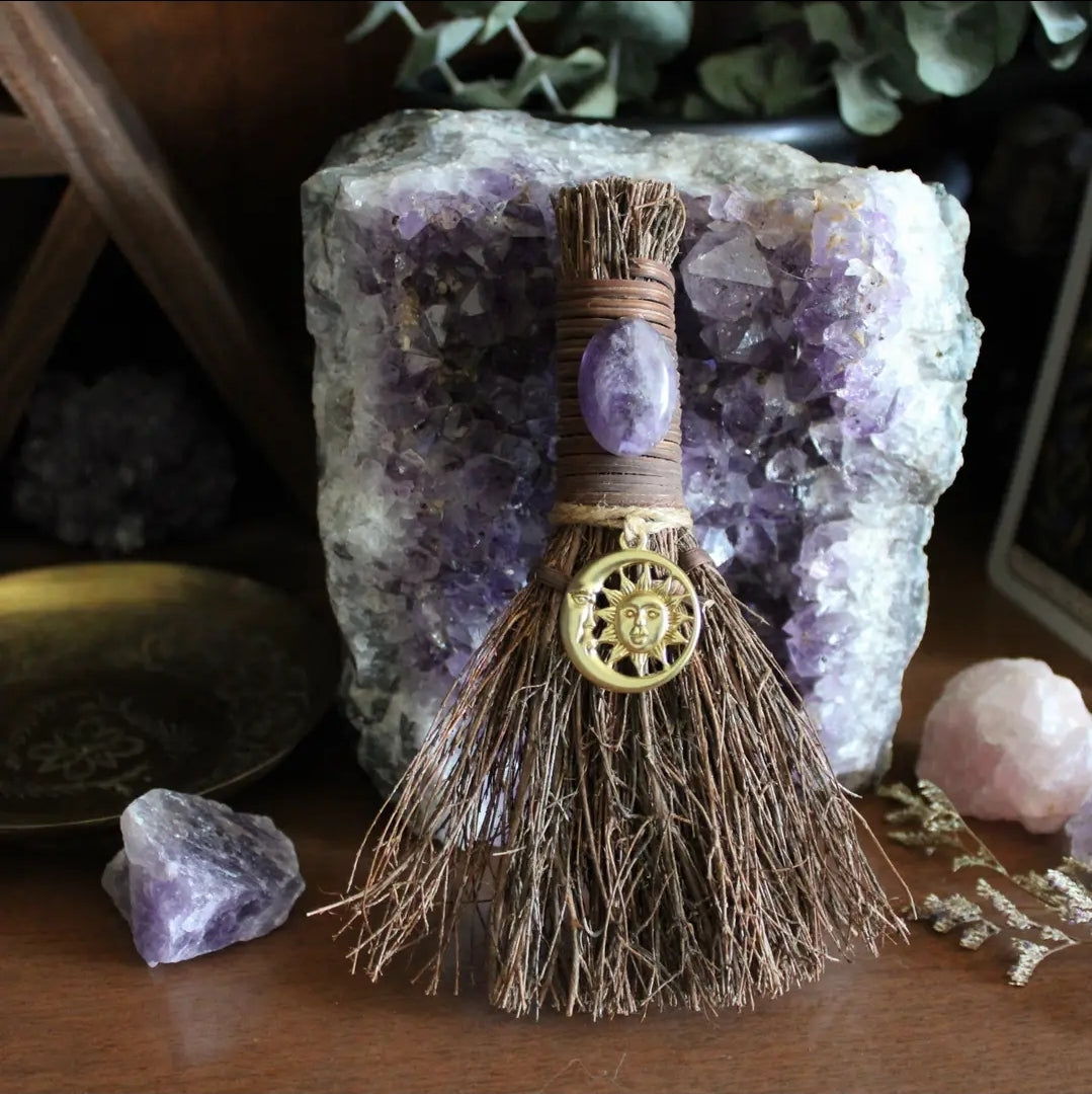Moon and Sun Celestial Witches' Broom
