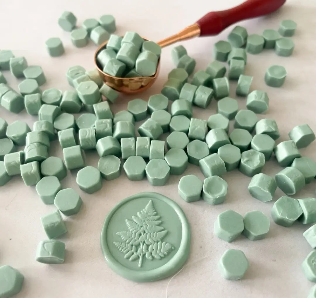 Sealing Wax Beads- Sage