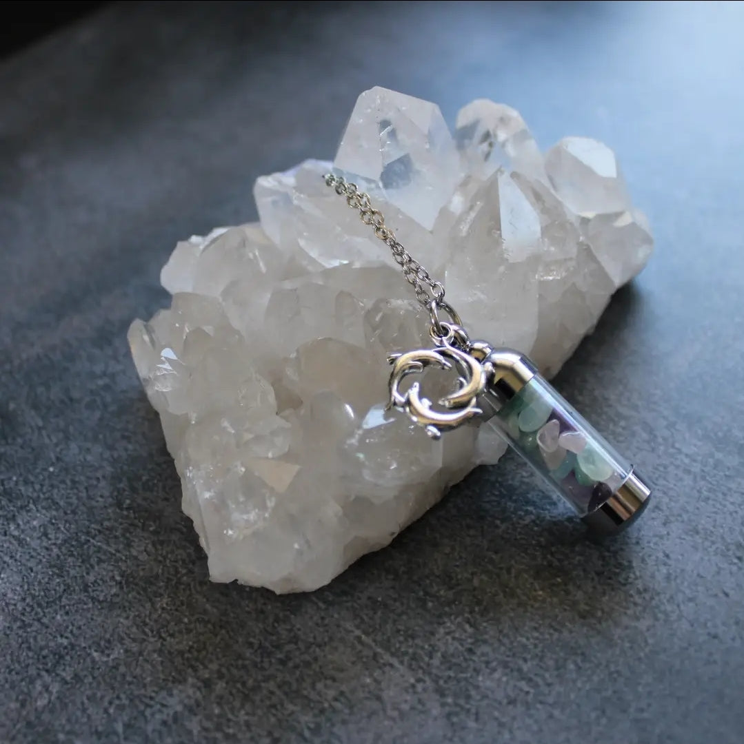 Amphitrite Spell Jar Amulet Necklace