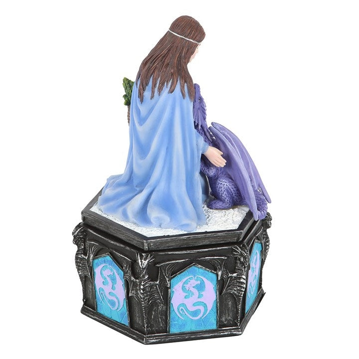 Dragon Friendship Decorative Winter Box By The Anne Stokes Collection