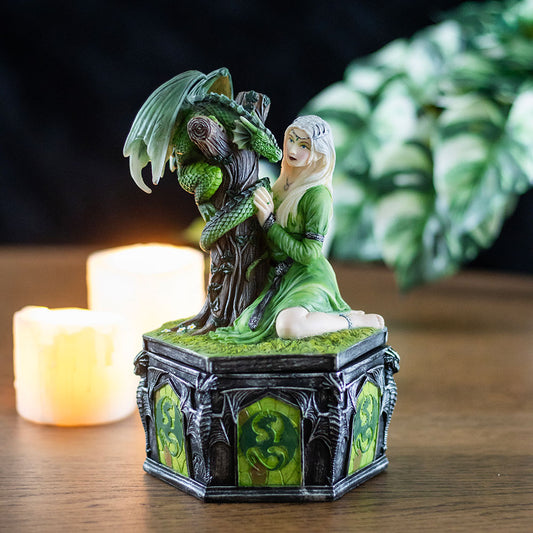 Dragon Friendship Decorative Summer Box By The Anne Stokes Collection