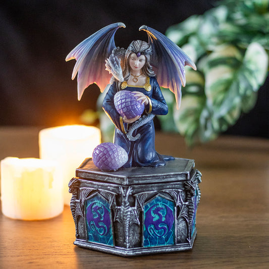 Dragon Friendship Decorative Spring Box By The Anne Stokes Collection