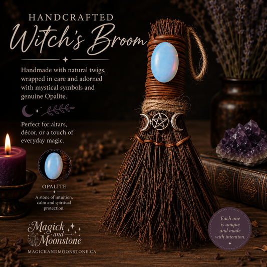 Handcrafted Witch's Broom
