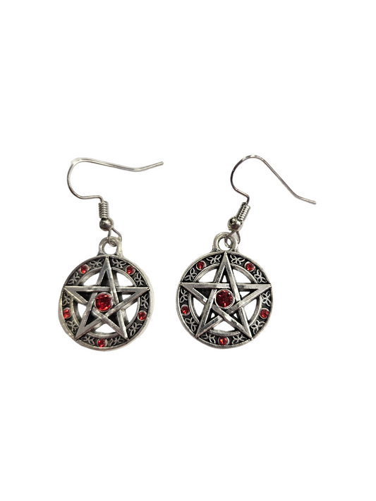 Pentacle Earrings