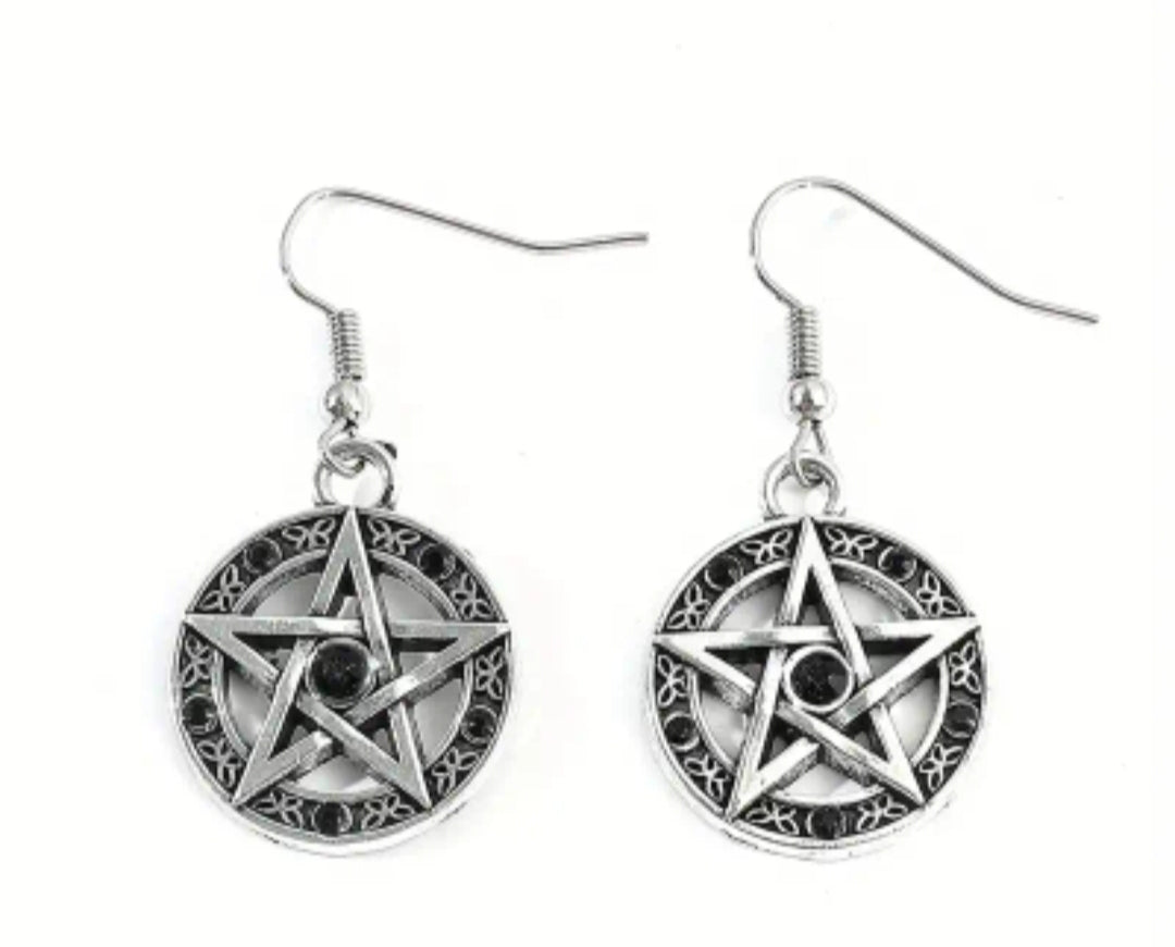 Pentacle Earrings