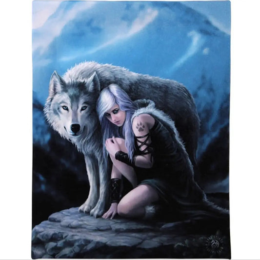 19x25cm Protector Canvas Plaque By The Anne Stokes Collection