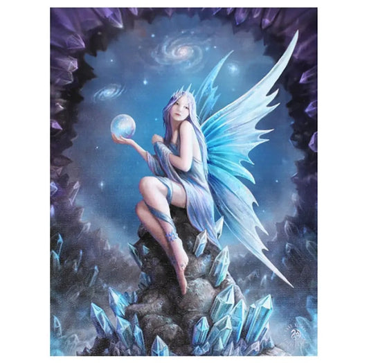 19x25cm Stargazer Canvas Plaque By The Anne Stokes Collection