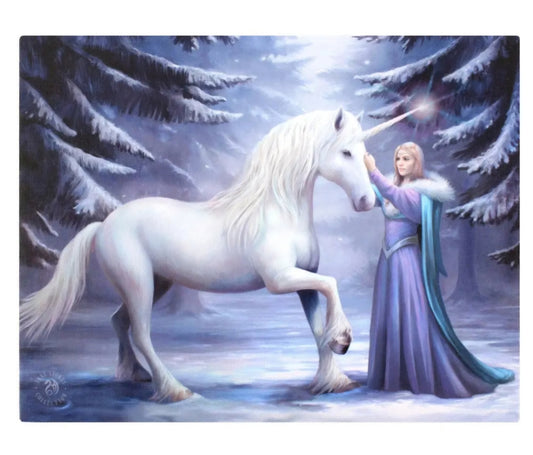 25x19cm Pure Magic Canvas Plaque By The Anne Stokes Collection