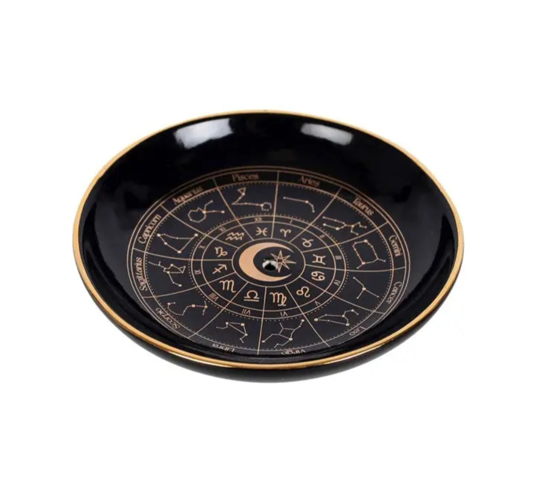 Astrology Wheel Incense Holder