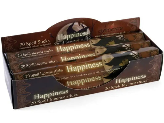 Packet of 20 Happiness Spell Incense Sticks