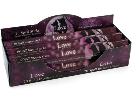 Packet of 20 Love Spell Incense Sticks