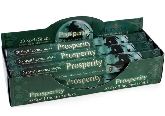Packet of 20 Prosperity Spell Incense Sticks