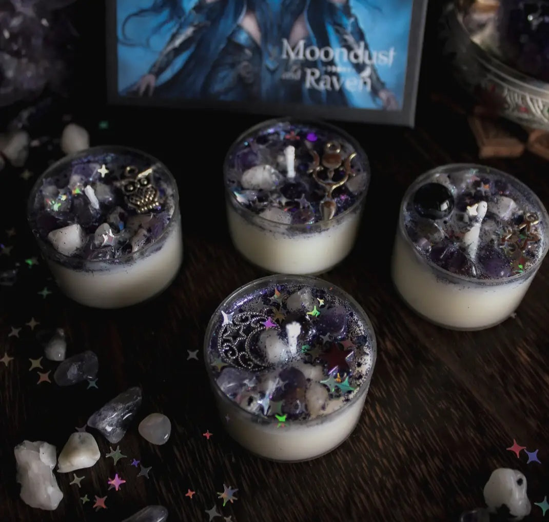 Set of 4 Nyx Tealight Crystal Candles