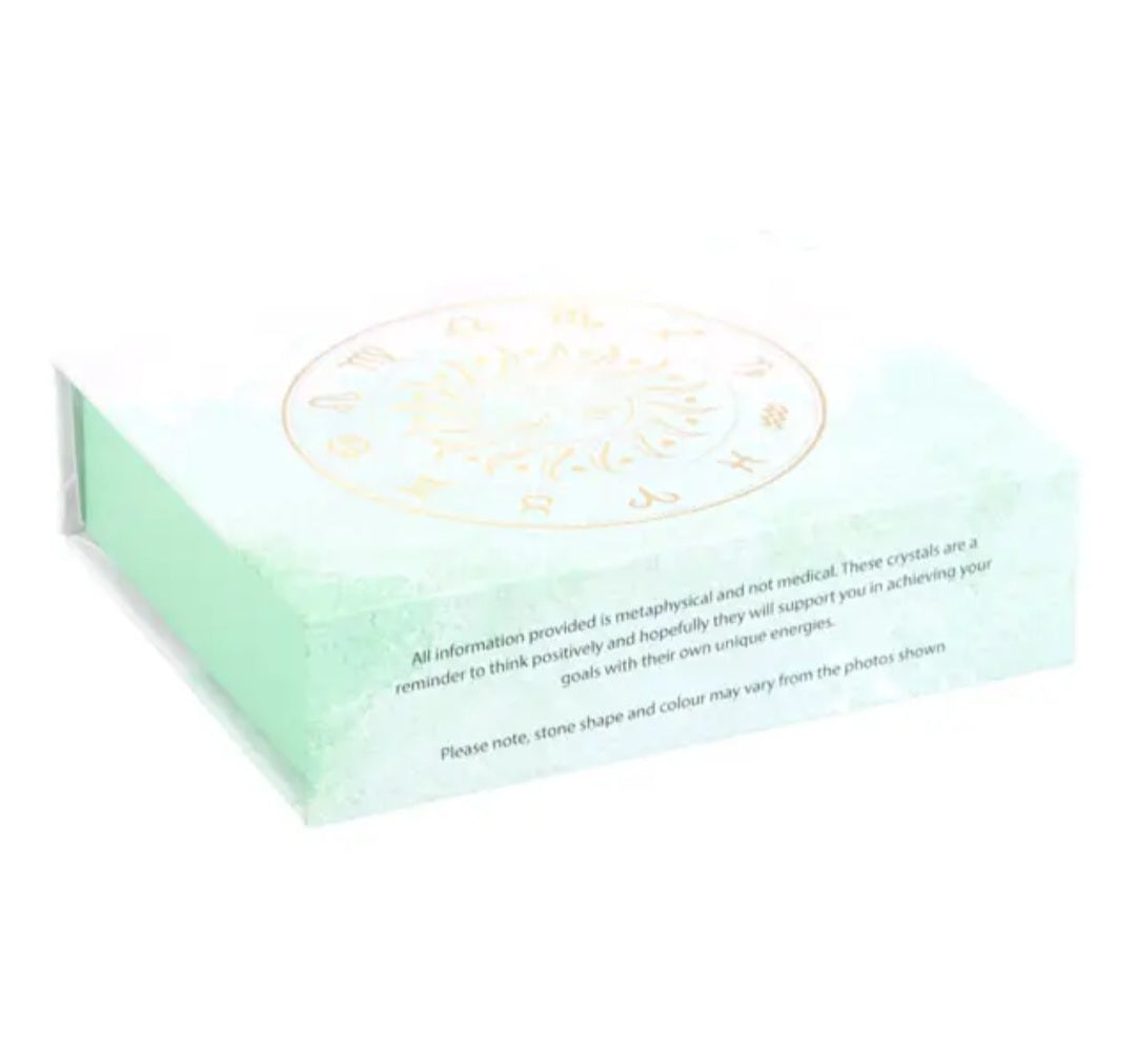 Leo Zodiac Crystal Tumblestone Set