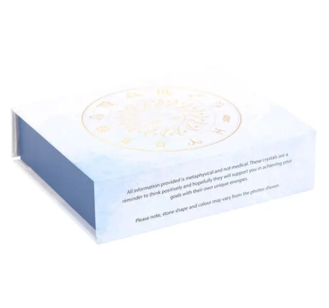 Taurus Zodiac Crystal Tumblestone Set