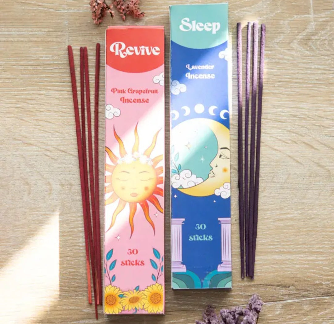 Set of 2 Celestial Sleep & Revive Incense Stick Sets