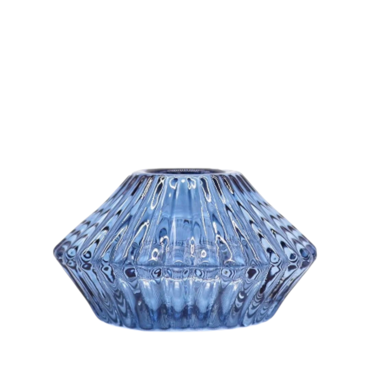 Flower Flip Candle / Tealight Holder - Royal Blue