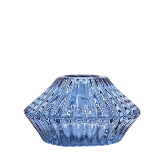 Flower Flip Candle / Tealight Holder - Royal Blue