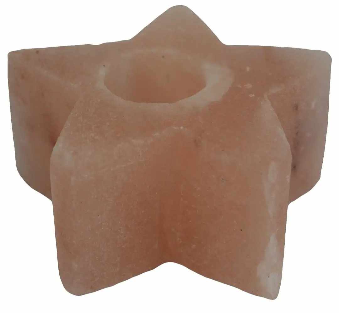 Himalayan Salt Star Shaped Tealight Holder