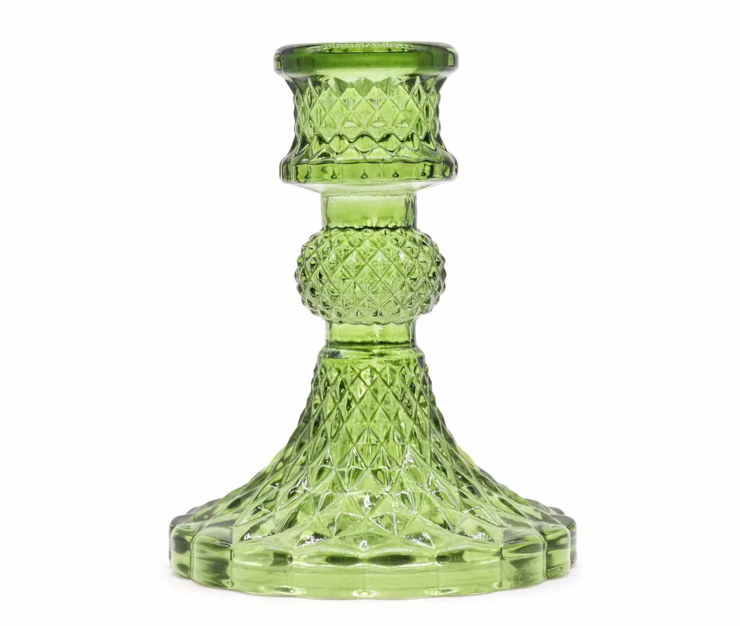 Vintage Candle Holder - Garden Jade