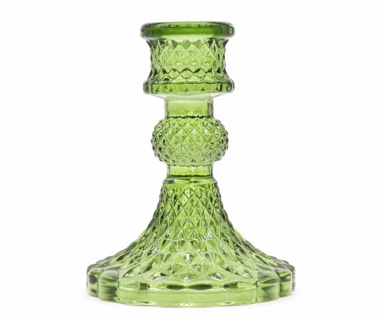 Vintage Candle Holder - Garden Jade