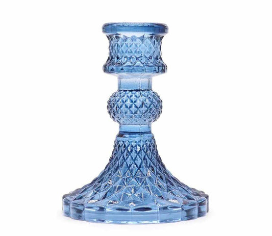 Vintage Candle Holder - Royal Blue