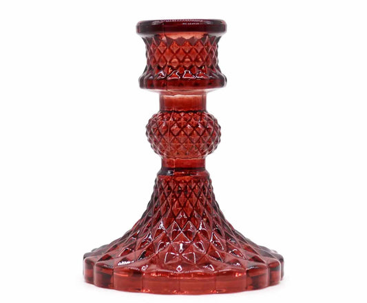 Vintage Candle Holder - Vampire Red