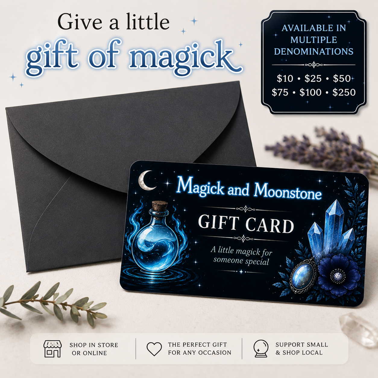 Magick and Moonstone Gift Card