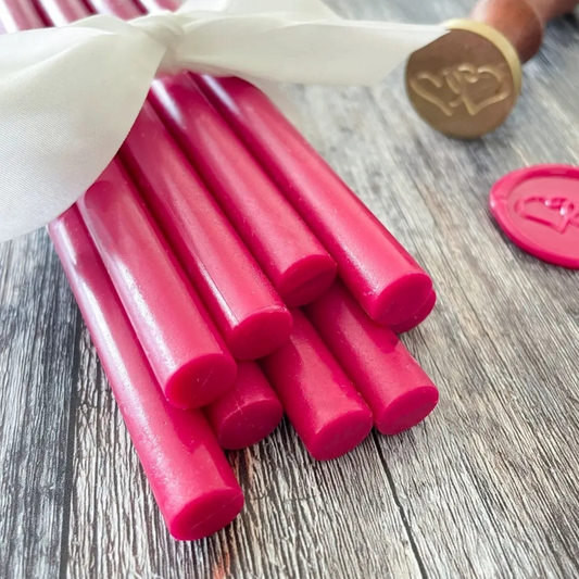 1 x Sealing Wax Stick- Raspberry Red