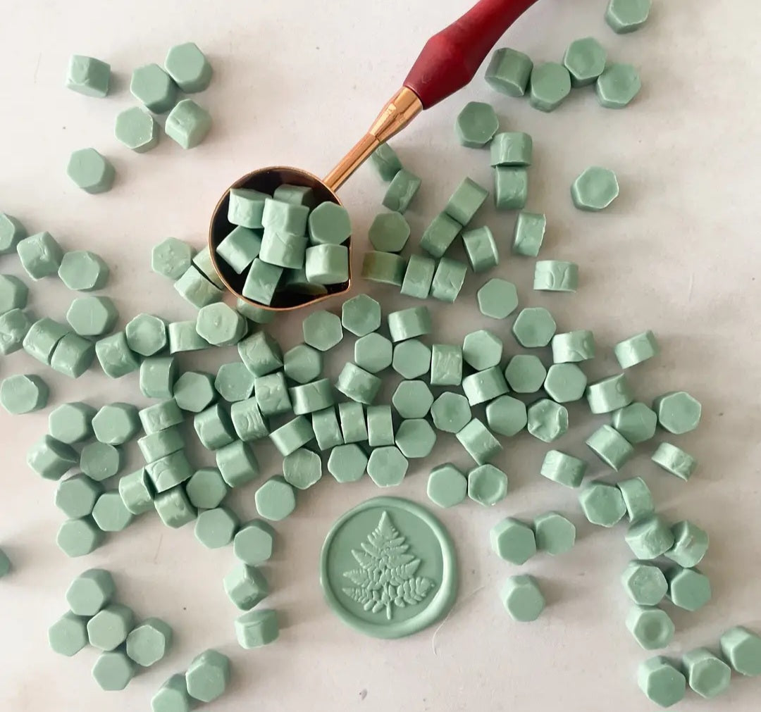 Sealing Wax Beads- Sage