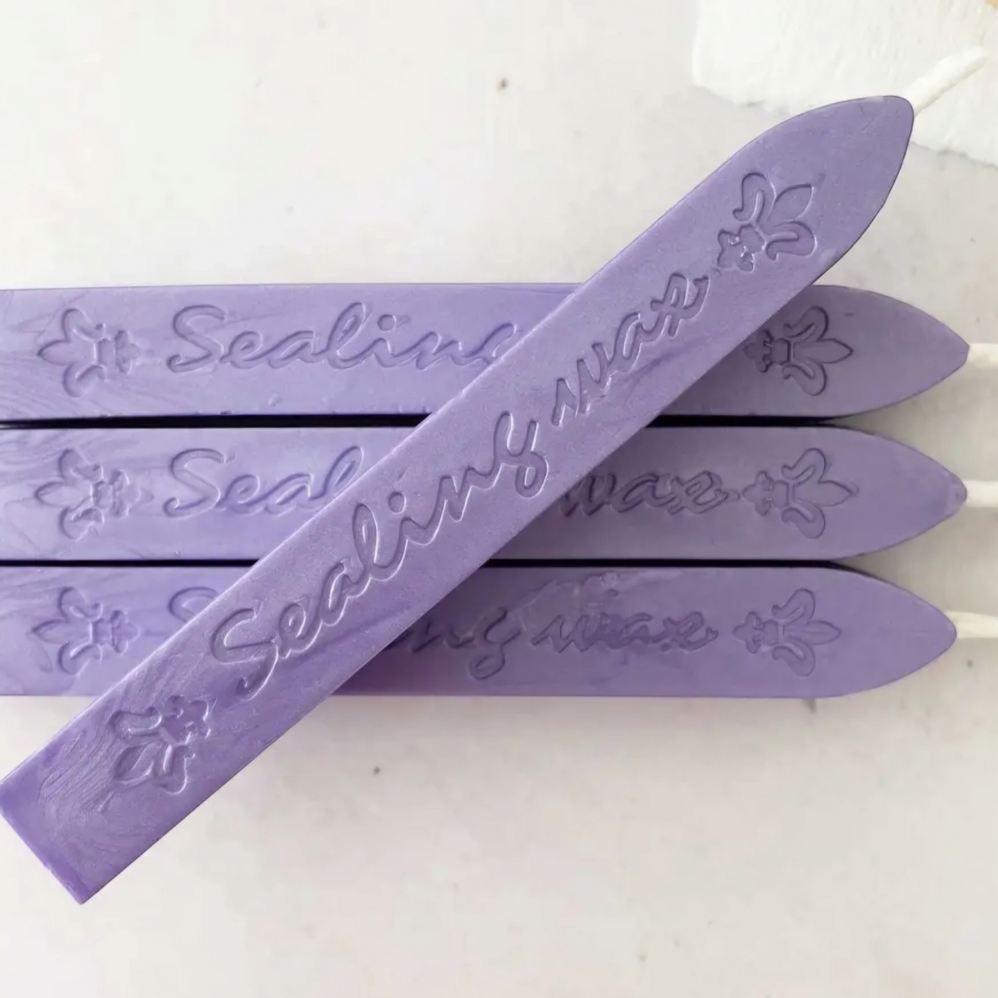 1 x Sealing Wax Stick with Wick- Lilac