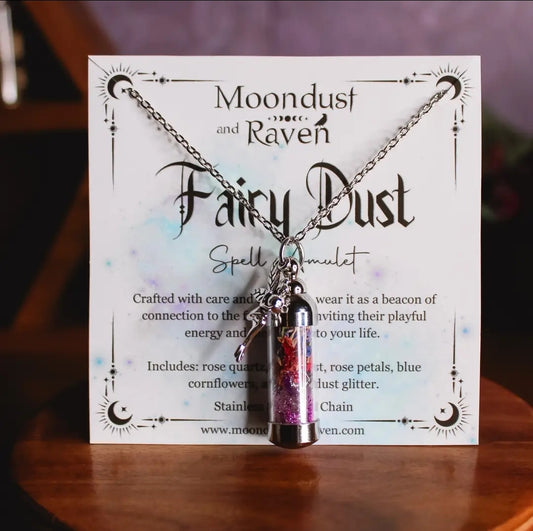 Fairy Dust Spell Jar Amulet Necklace
