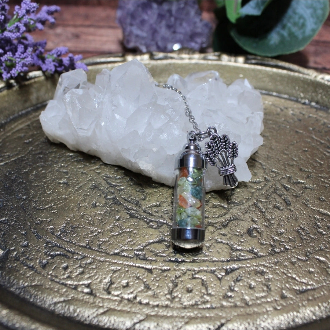 Demeter Spell Jar Amulet Necklace