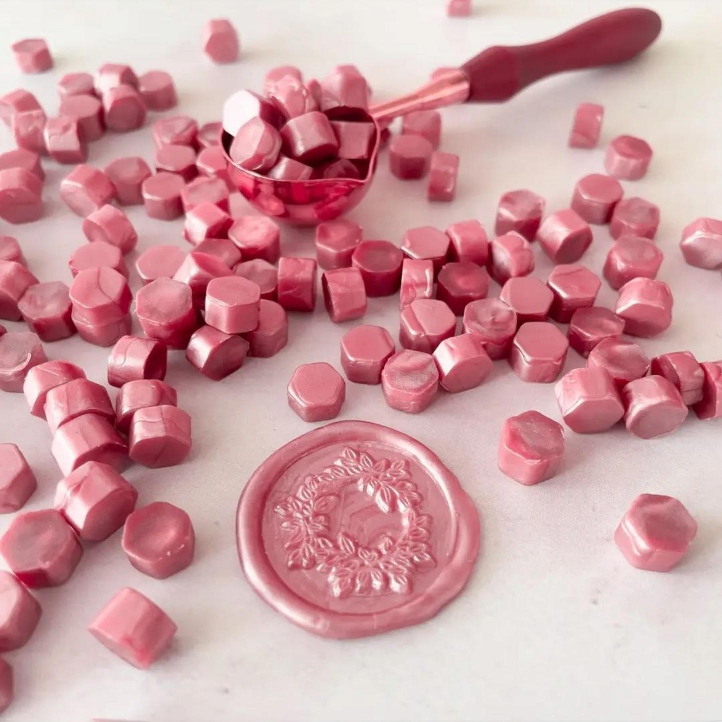 Sealing Wax Beads- Dusky Pink