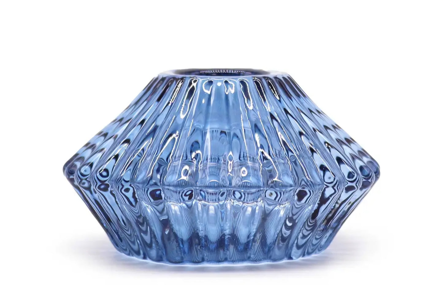 Flower Flip Candle / Tealight Holder - Royal Blue